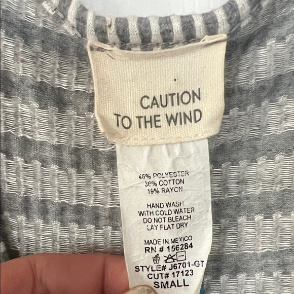 Caution To The Wind Gray Patterned Midi Dress - Picture 2 of 3